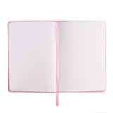 She Believed She Could Pink and Gold Fabric Journal