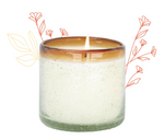 The La Playa Margarita Candle and Glassware (5 scent options)