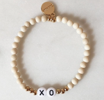 XO Marble Bracelet - Gold Plated