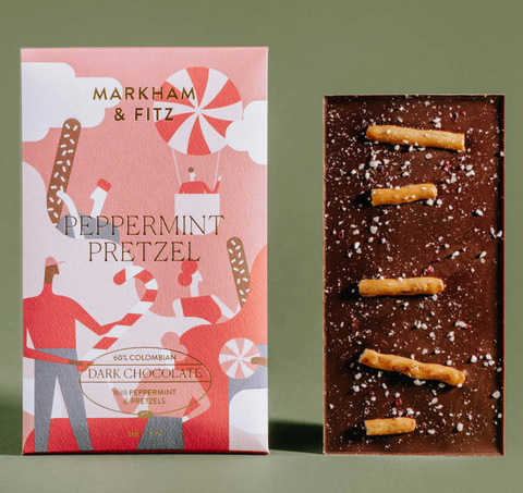 Peppermint Pretzel Chocolate