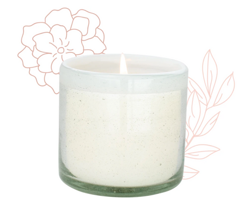 The La Playa Margarita Candle and Glassware (5 scent options)