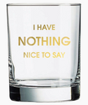 I Hate Everyone - Rocks Glass Barware (Collect all 3 Glasses)