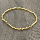 Gold & Silver Bead Bracelets (variety of styles/sizes)